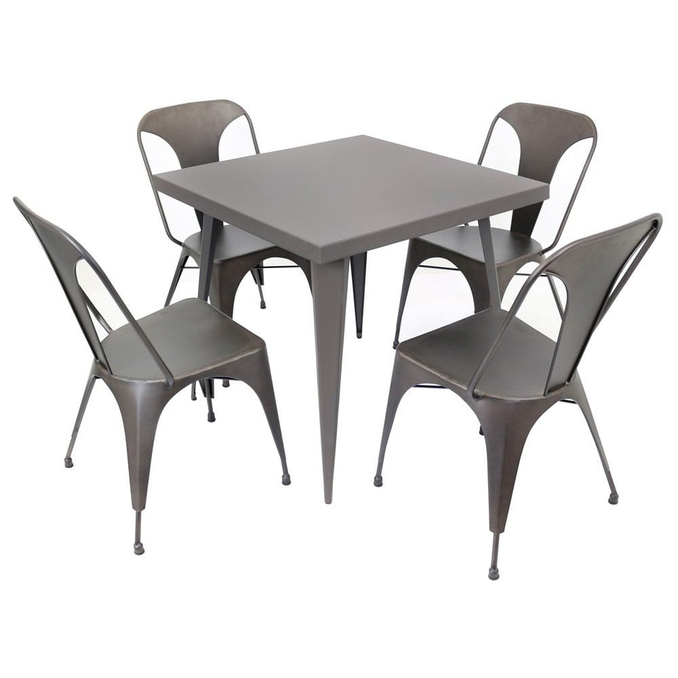 LumiSource Austin Dining Table 32" x 32"-8