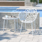 LeisureMod Devon Tree Design Glass Top Aluminum Base Indoor Outdoor End Table | Outdoor Tables | Modishstore - 29