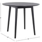 Safavieh Lovell Folding Round Dining Table - Black | Dining Tables | Modishstore - 4