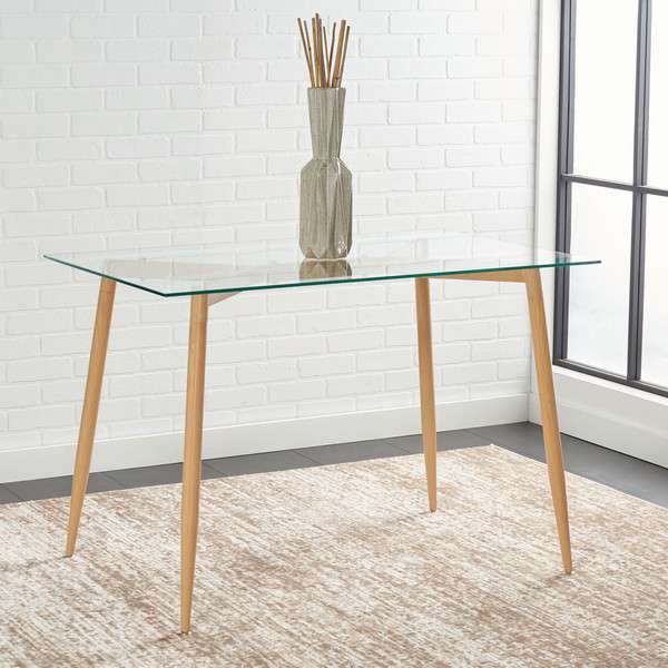 Safavieh Averill Glass Dining Table - Clear | Dining Tables | Modishstore - 4