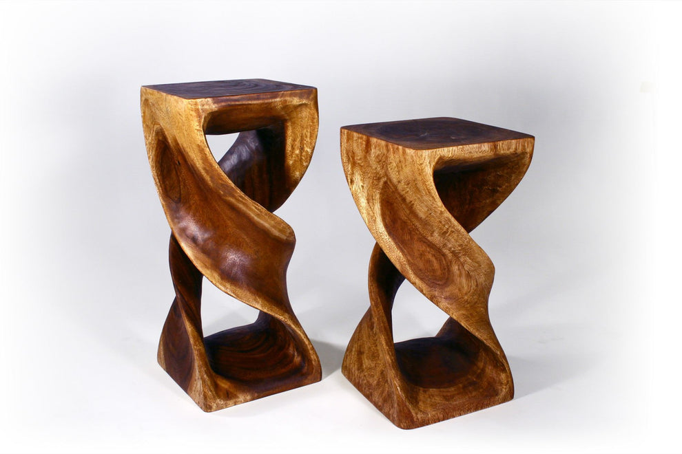 Strata Furniture Double Twist End Table 14" x 30" - 2