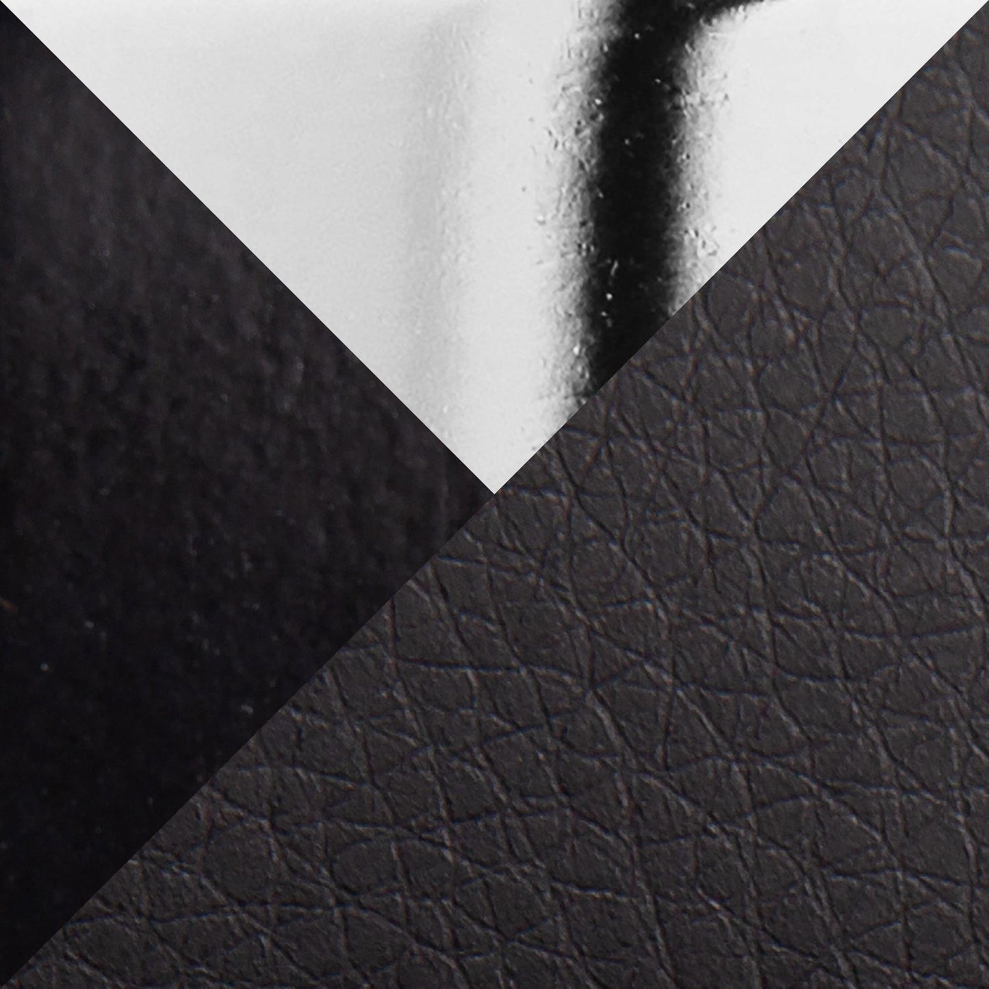 Dahlia Contemporary Counter Stool in Black Wood and Black Faux Leather with Round Chrome Footrest By LumiSource - Set of 2 | Counter Stools | Modishstore - 4