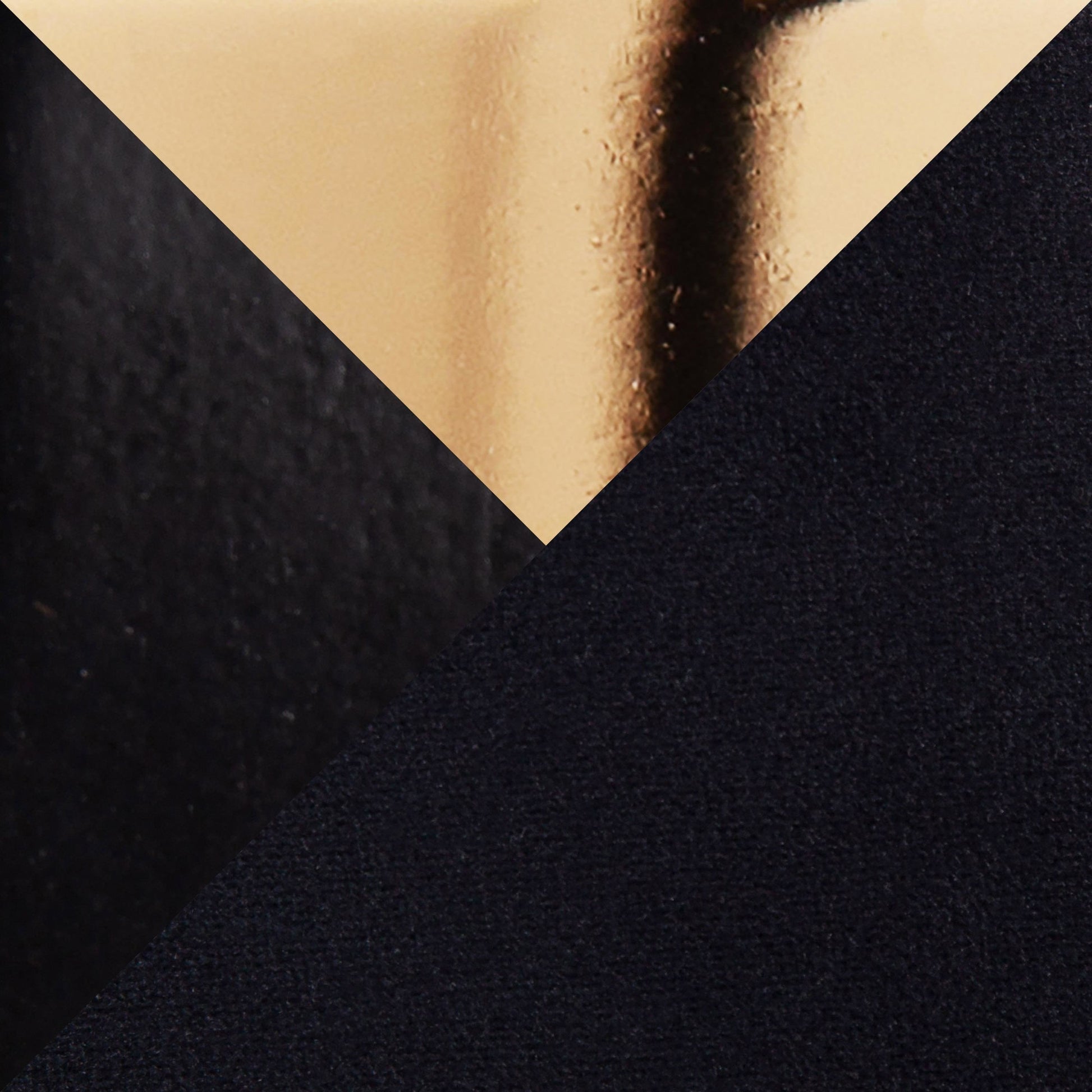 Dahlia Contemporary Counter Stool in Black Wood and Black Velvet with Gold Metal Accent and Round Chrome Footrest By LumiSource - Set of 2 | Counter Stools | Modishstore - 4