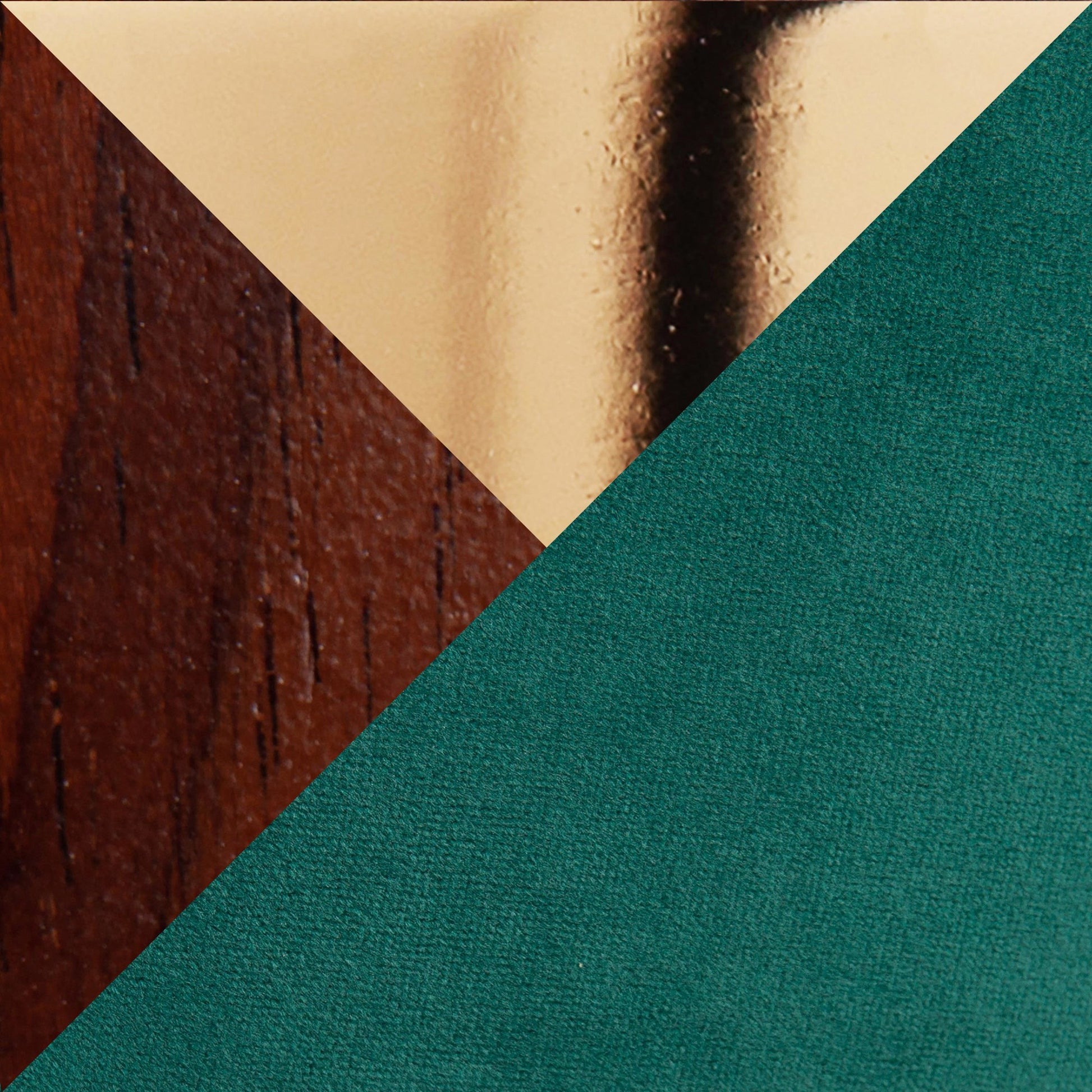 Dahlia Contemporary Counter Stool in Walnut Wood and Black Velvet with Gold Metal Accent and Round Chrome Footrest By LumiSource - Set of 2 | Counter Stools | Modishstore - 20