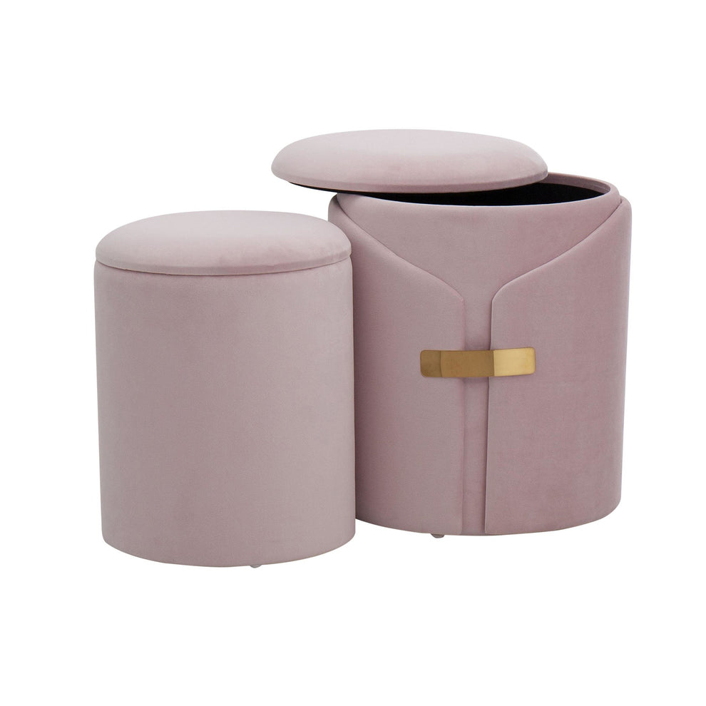 Dahlia Ottoman Set Green By LumiSource | Ottomans | Modishstore - 10