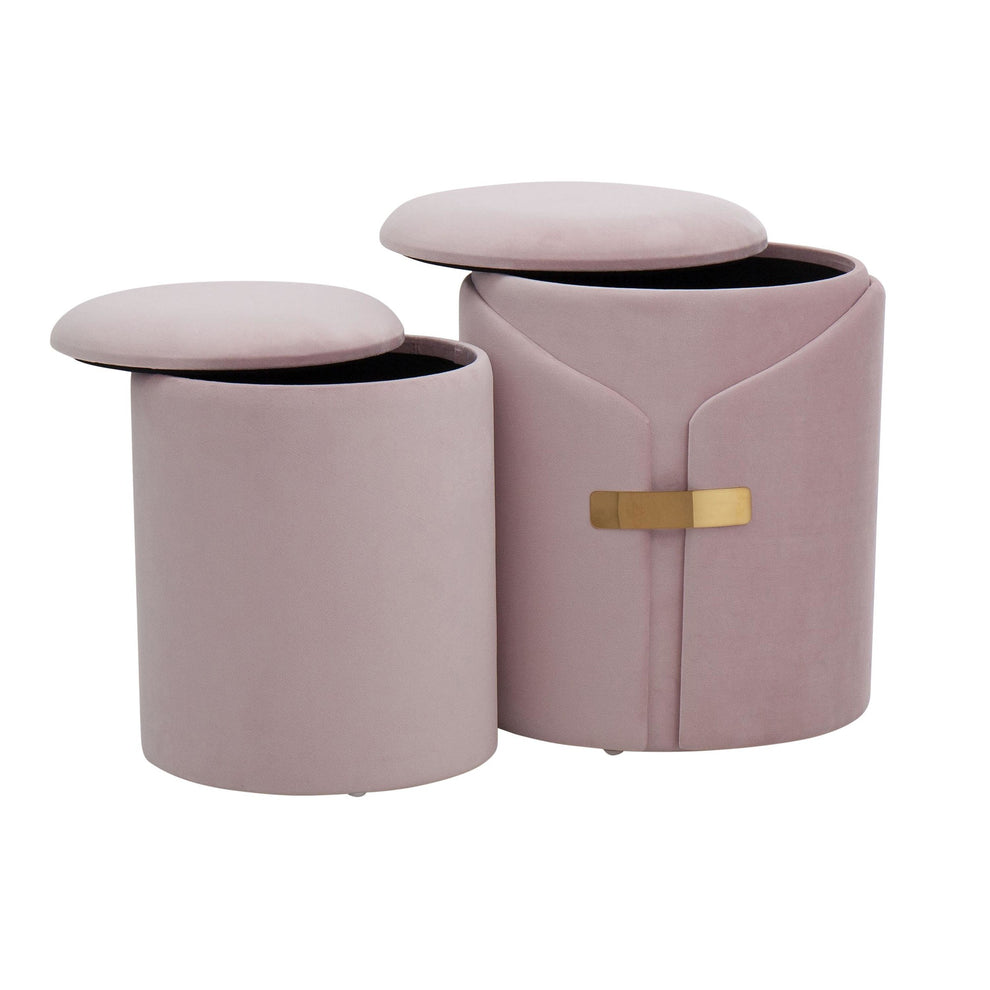 Dahlia Ottoman Set Green By LumiSource | Ottomans | Modishstore - 11