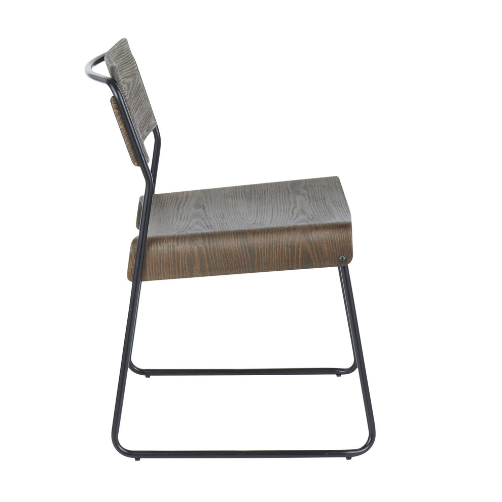 LumiSource Dali Industrial Chair - Set of 2-5