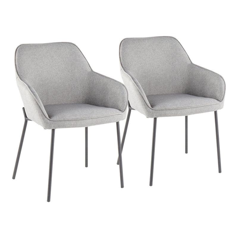 LumiSource Daniella Dining Chair - Set of 2 | Modishstore | Dining Chairs - 8