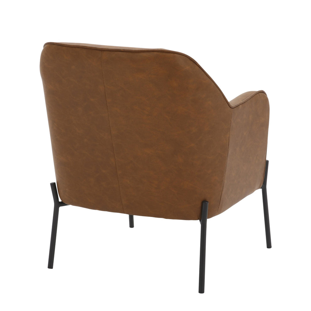 Daniella Accent Chair Brown By LumiSource | Accent Chairs | Modishstore - 3