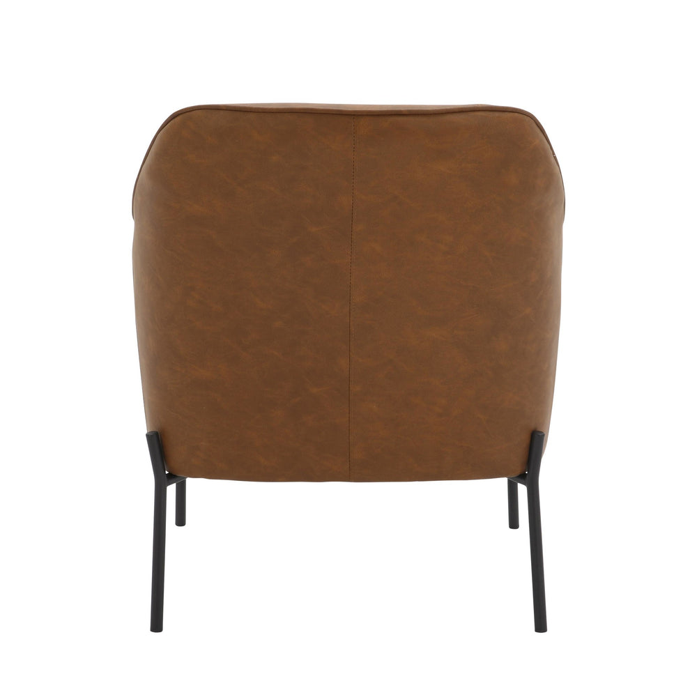 Daniella Accent Chair Brown By LumiSource | Accent Chairs | Modishstore - 4
