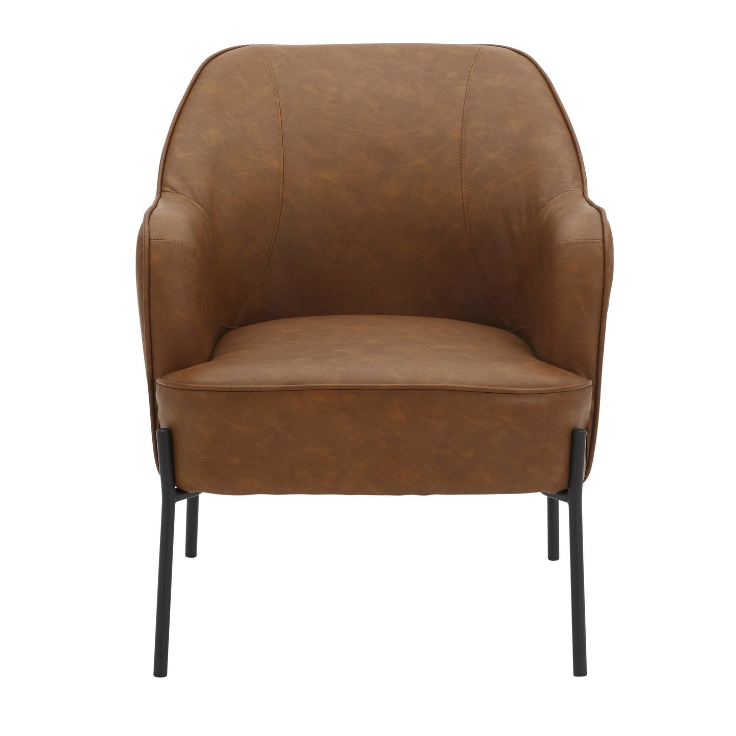 Daniella Accent Chair Brown By LumiSource | Accent Chairs | Modishstore - 5