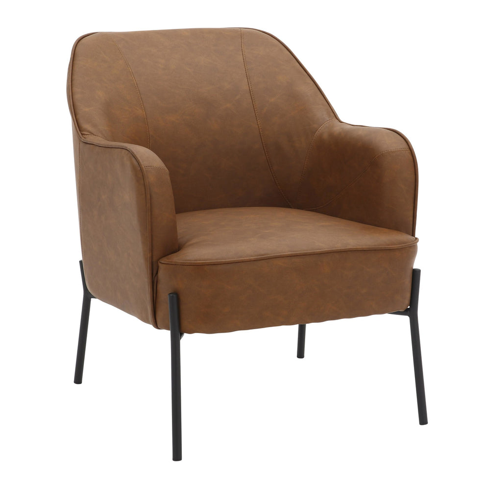 Daniella Accent Chair Brown By LumiSource | Accent Chairs | Modishstore