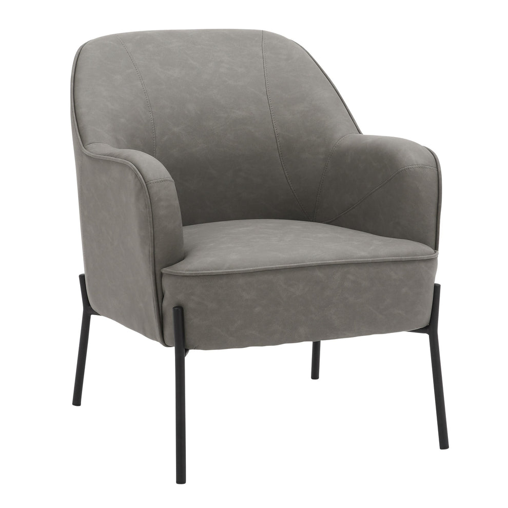 Daniella Accent Chair Brown By LumiSource | Accent Chairs | Modishstore - 7