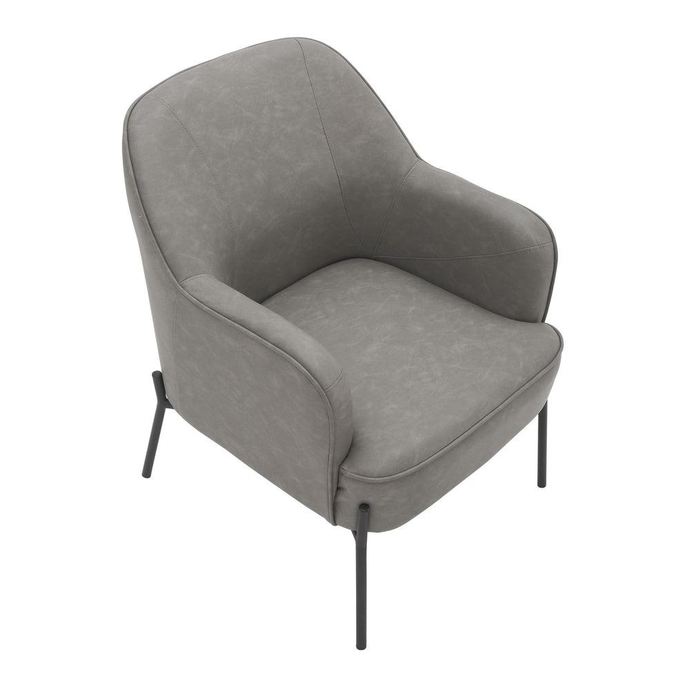 Daniella Accent Chair Brown By LumiSource | Accent Chairs | Modishstore - 12