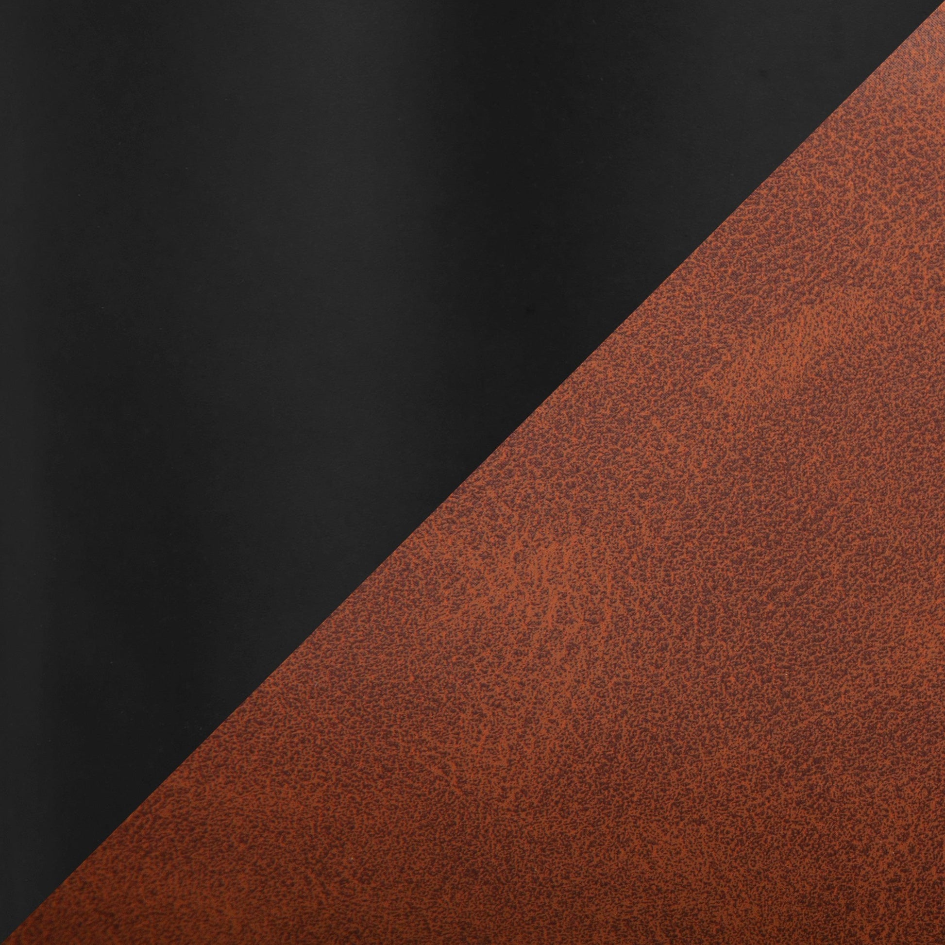 Daniella Industrial Fixed-Height Bar Stool in Black Metal and Camel Faux Leather By LumiSource - Set of 2 | Bar Stools | Modishstore - 4