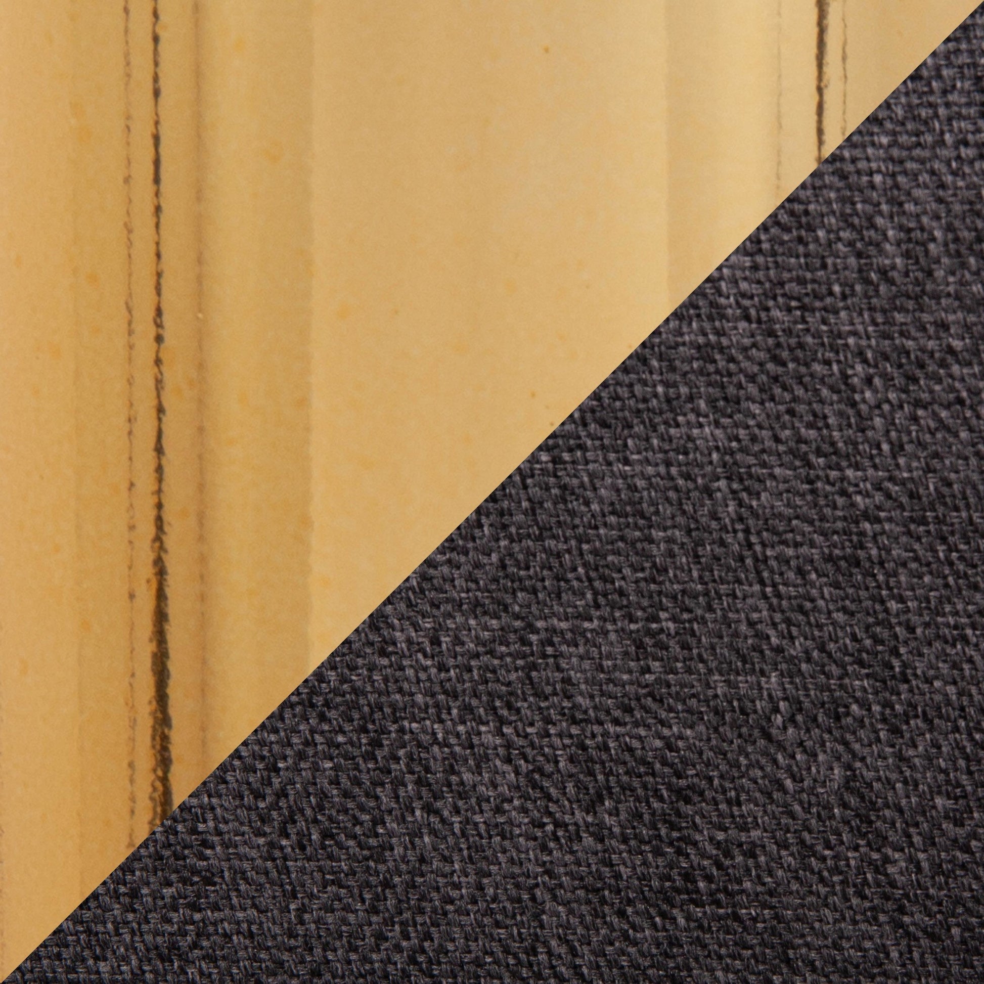 Daniella Contemporary/Glam Fixed-Height Counter Stool in Gold Metal & Charcoal Fabric By LumiSource - Set of 2 | Counter Stools | Modishstore - 5