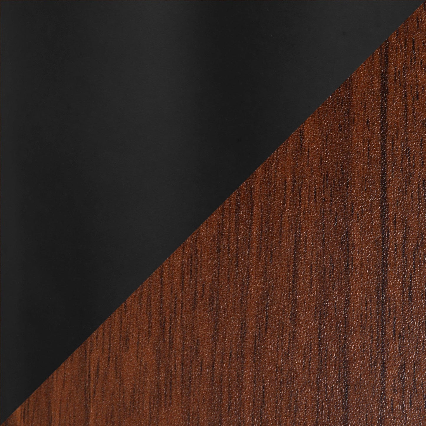 Display Contemporary Console Table in Black Metal, Walnut Wood, and Clear Glass By LumiSource | Console Tables | Modishstore - 2