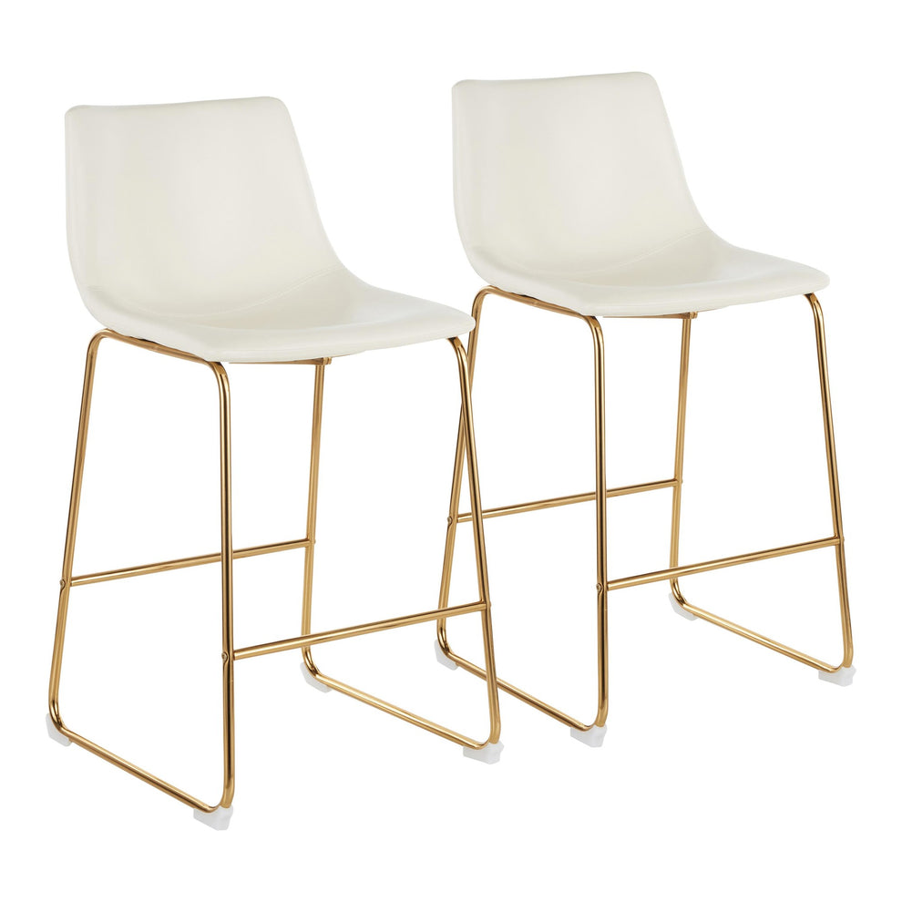 LumiSource Duke Counter Stool - Set of 2-6