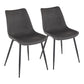 LumiSource Durango Dining Chair - Set of 2 | Modishstore | Dining Chairs - 15