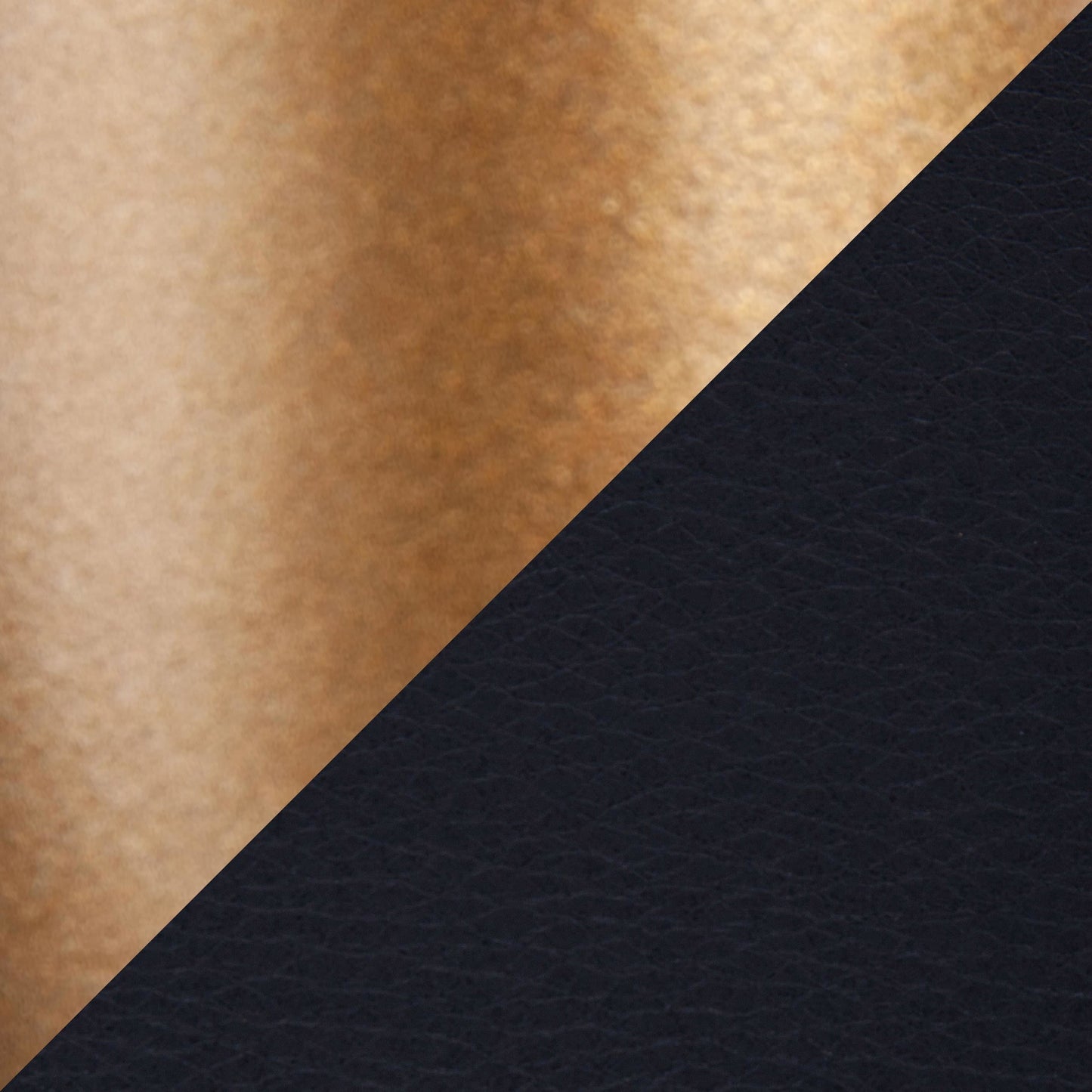 Dutchess Contemporary Dining Chair in Gold Steel and Black Faux Leather By LumiSource - Set of 2 | Dining Chairs | Modishstore - 4