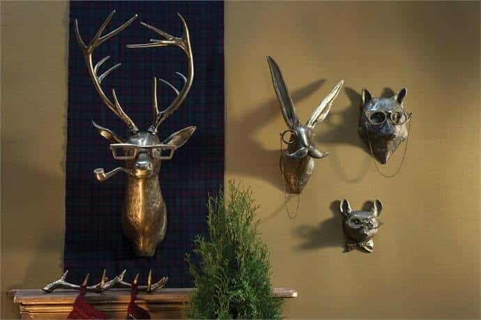 E+E Wall Mount  By Accent Decor- Wall Mount Trophy Sculpture | Animals & Pets | Modishstore - 4