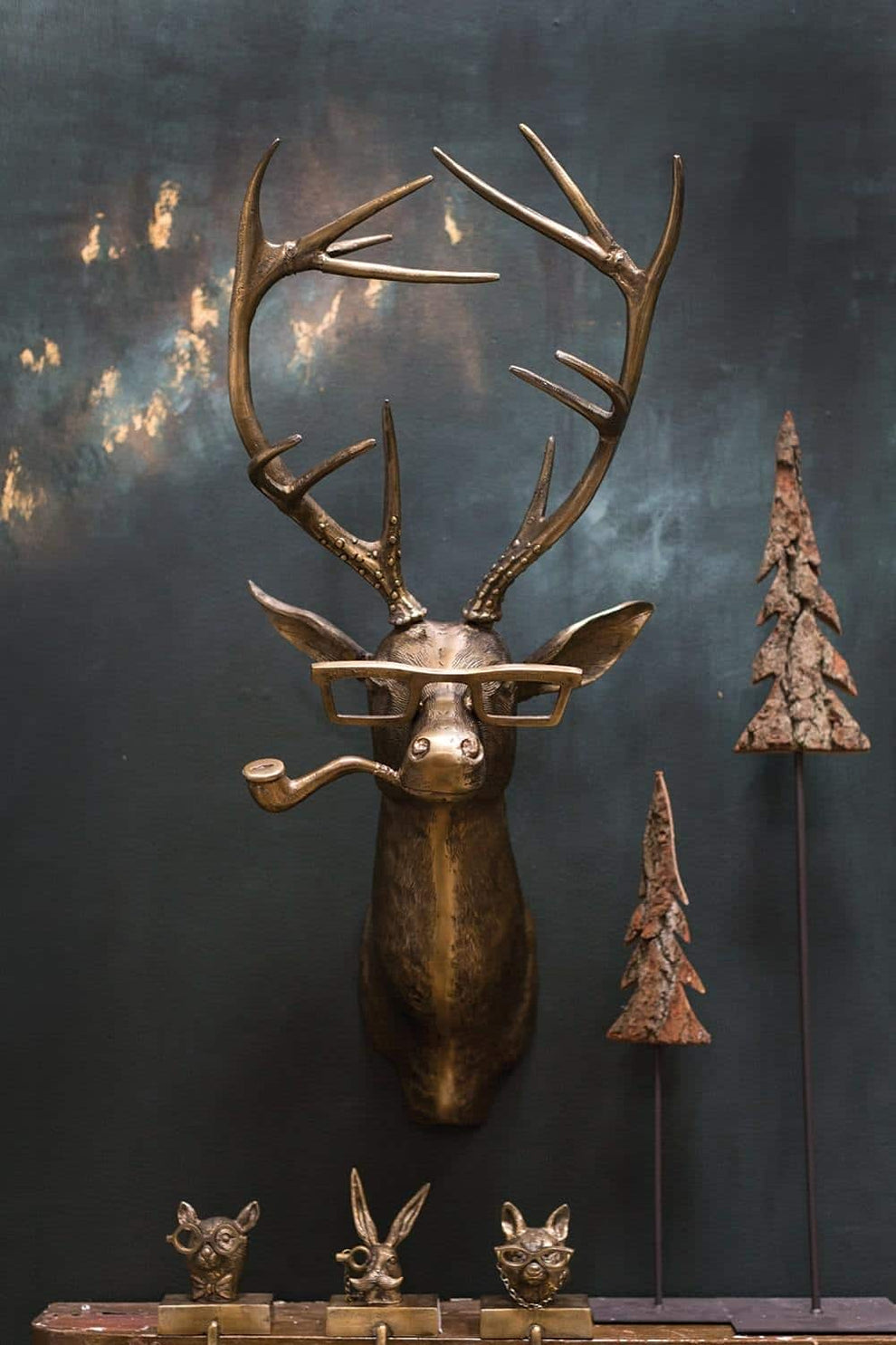 E+E Wall Mount  By Accent Decor- Wall Mount Trophy Sculpture | Animals & Pets | Modishstore - 8