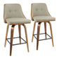 Gianna Counter Stool by LumiSource - Set of 2-3