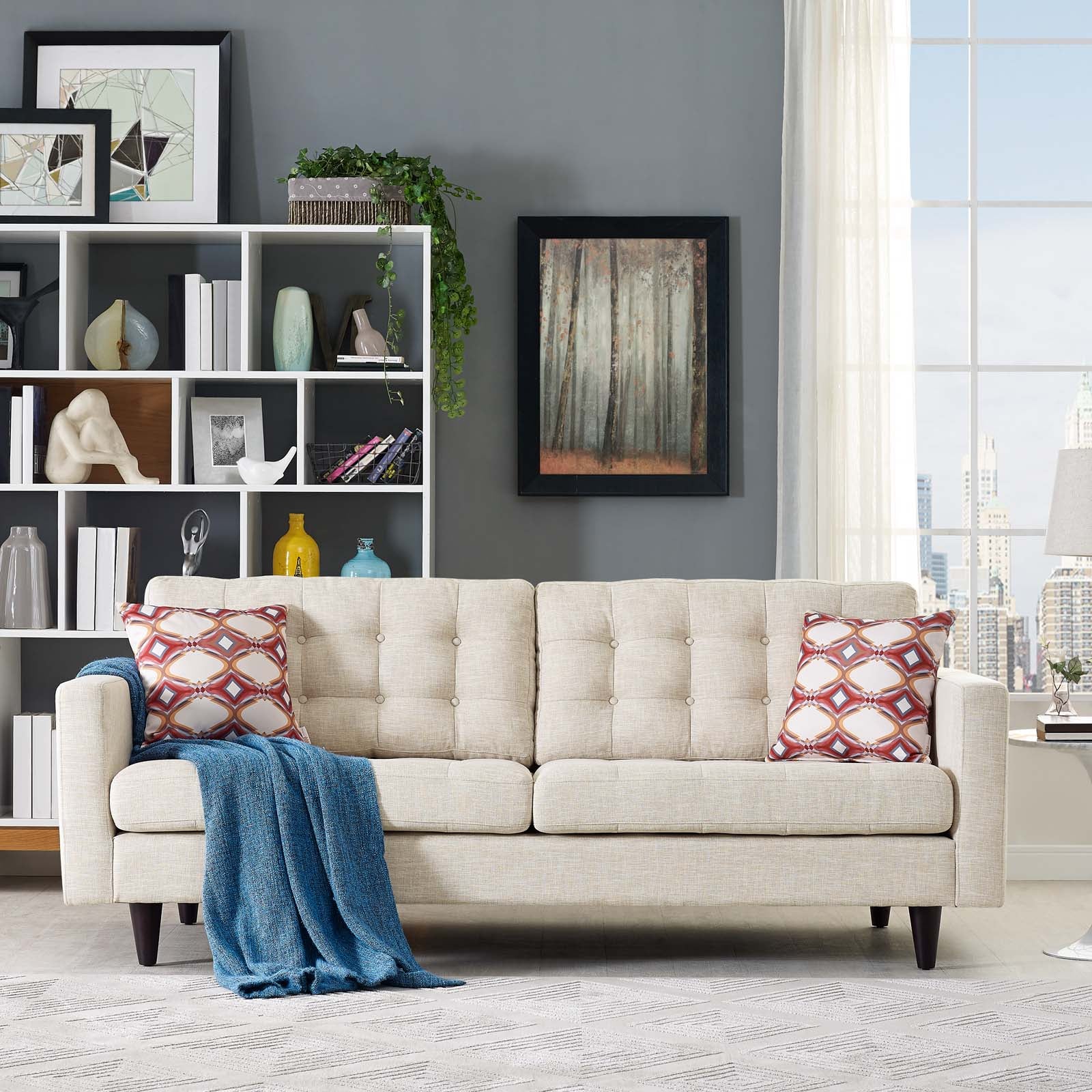 Modway Empress Upholstered Sofa | Sofas | Modishstore-10