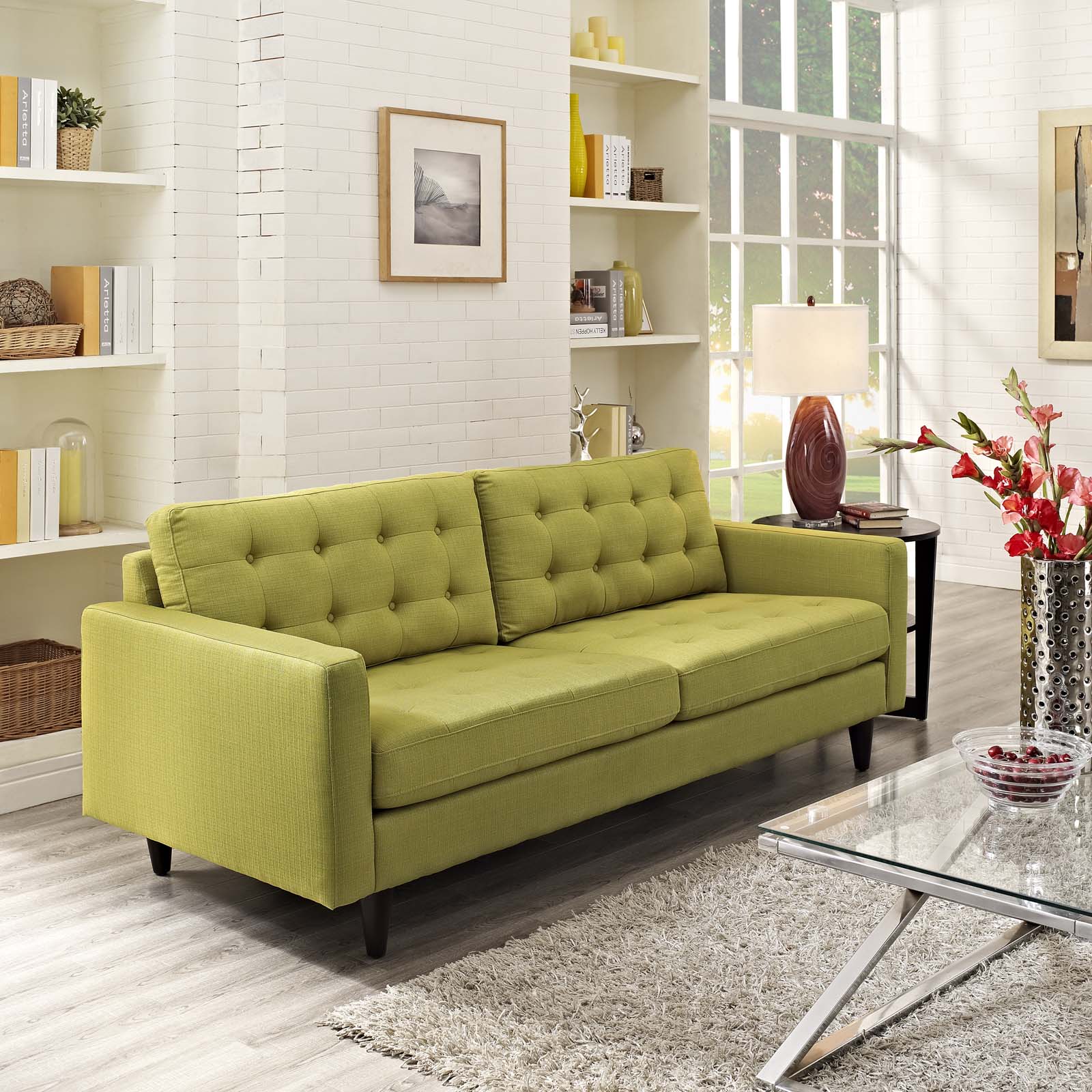 Modway Empress Upholstered Sofa | Sofas | Modishstore-42