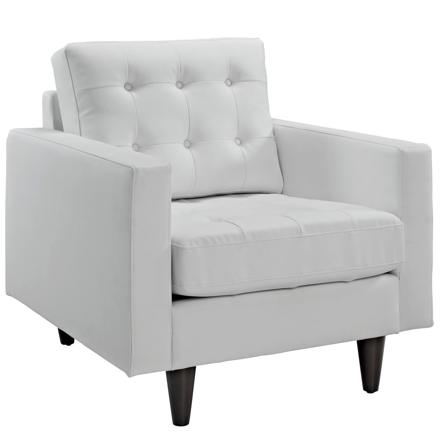 Modway Empress Leather Armchair | Armchairs | Modishstore-8