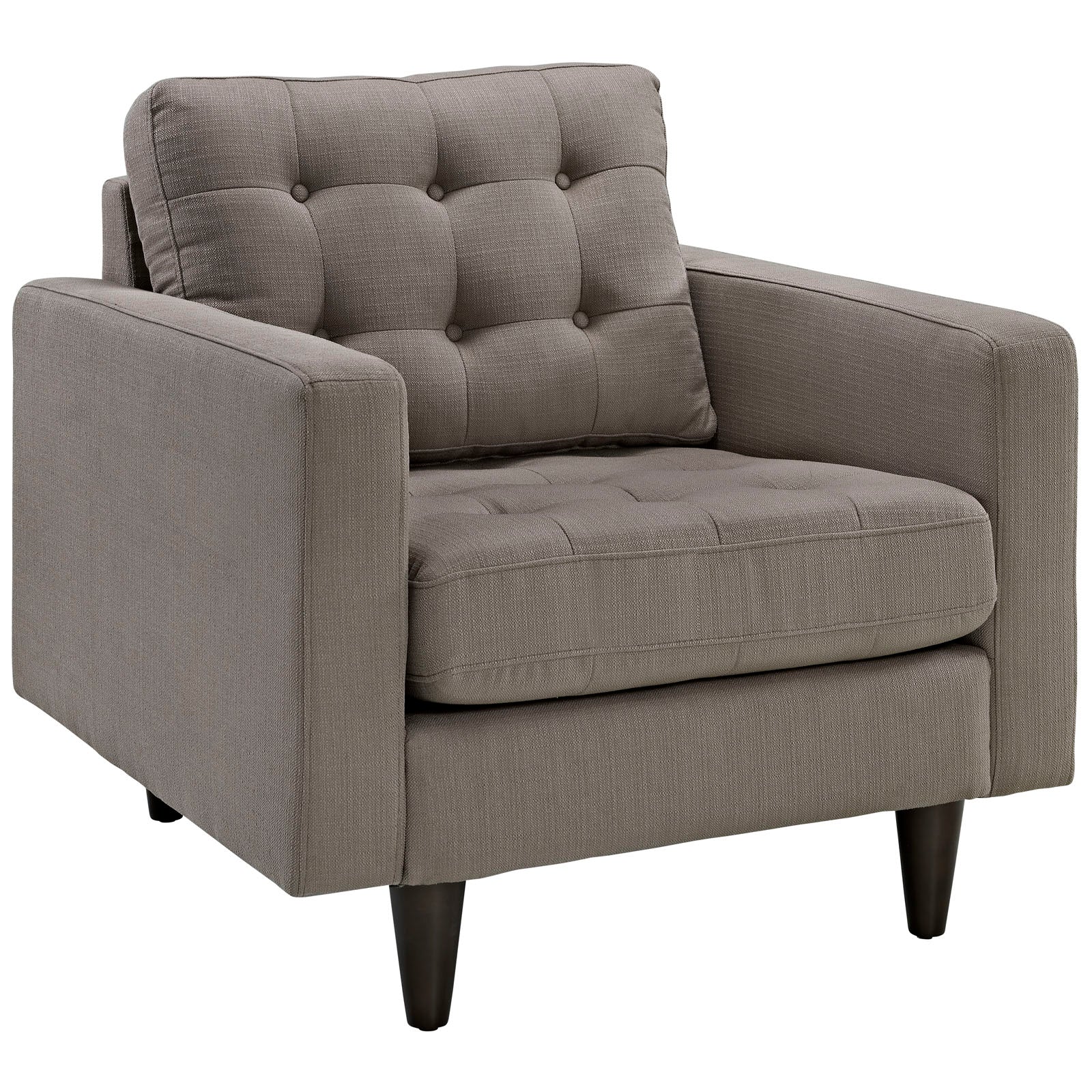 Modway Empress Upholstered Armchair | Armchairs | Modishstore-28