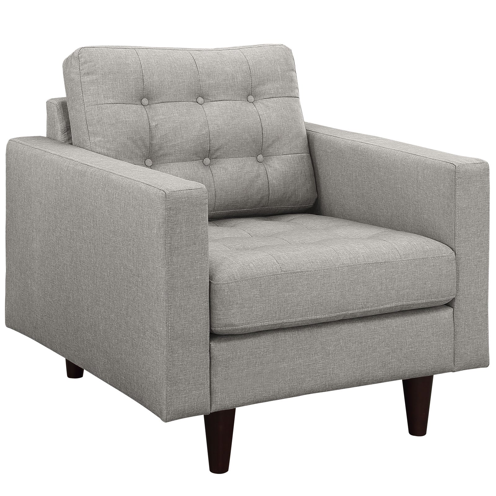 Modway Empress Upholstered Armchair | Armchairs | Modishstore-26