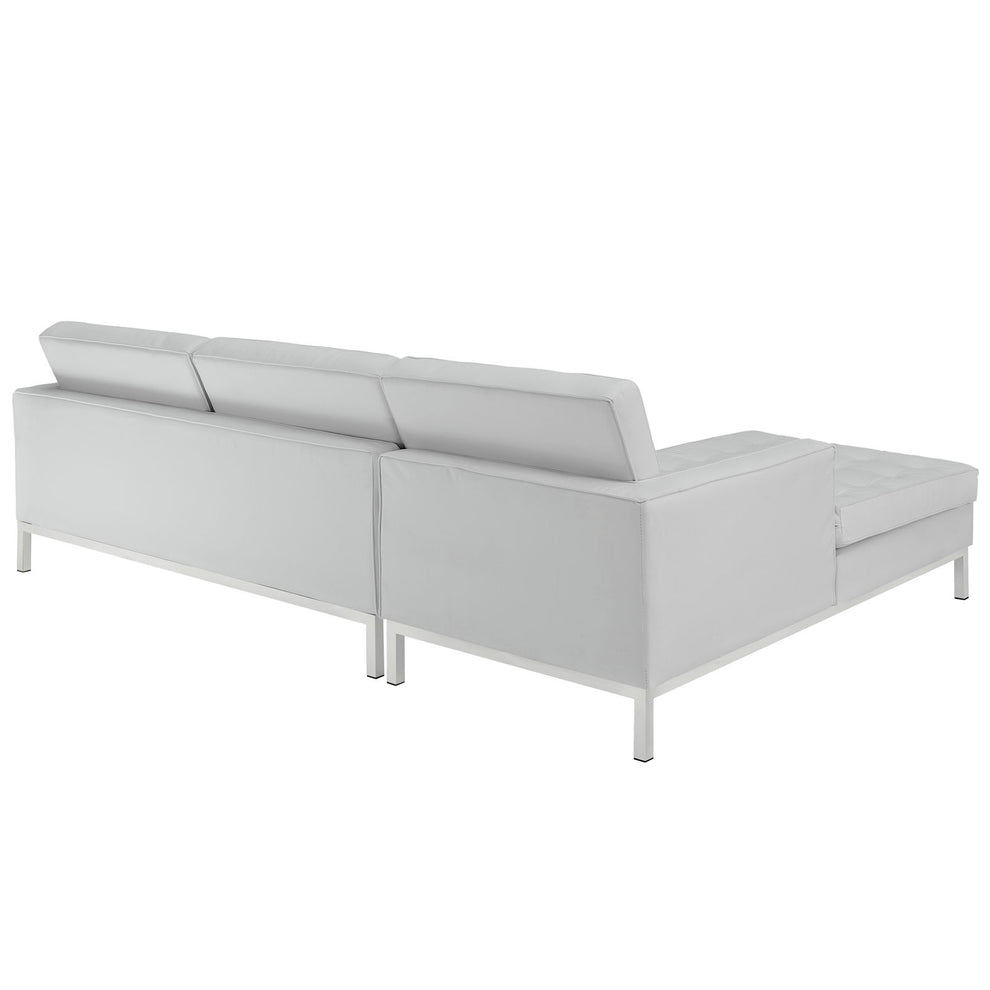 Loft Left-Facing Leather Sectional Sofa By Modway - EEI-1046 | Sectional | Modishstore - 4