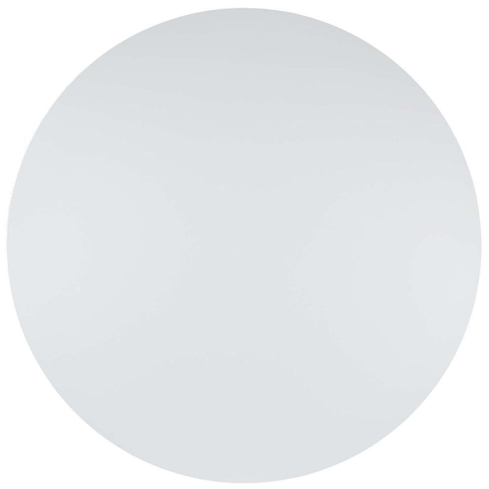 Modway Platter Round Dining Table - White - EEI-1064 | Dining Tables | Modishstore - 3