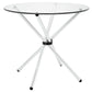 Modway Baton Round Dining Table - Clear - EEI-1074 | Dining Tables | Modishstore - 5