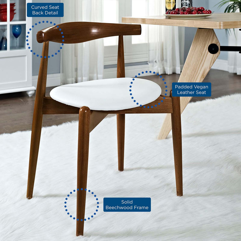 Modway Stalwart Dining Side Chair - EEI-1080 | Dining Chairs | Modishstore - 3
