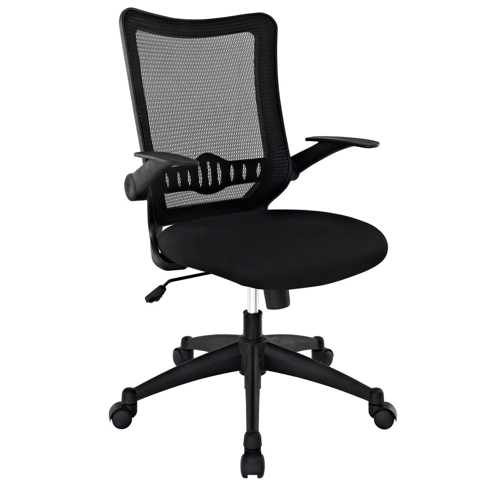 Modway Explorer Mid Back Office Chair - Black - EEI-1104 | Office Chairs | Modishstore - 3