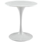 Modway Lippa 28" Round Wood Top Dining Table - White | Dining Tables | Modishstore-4