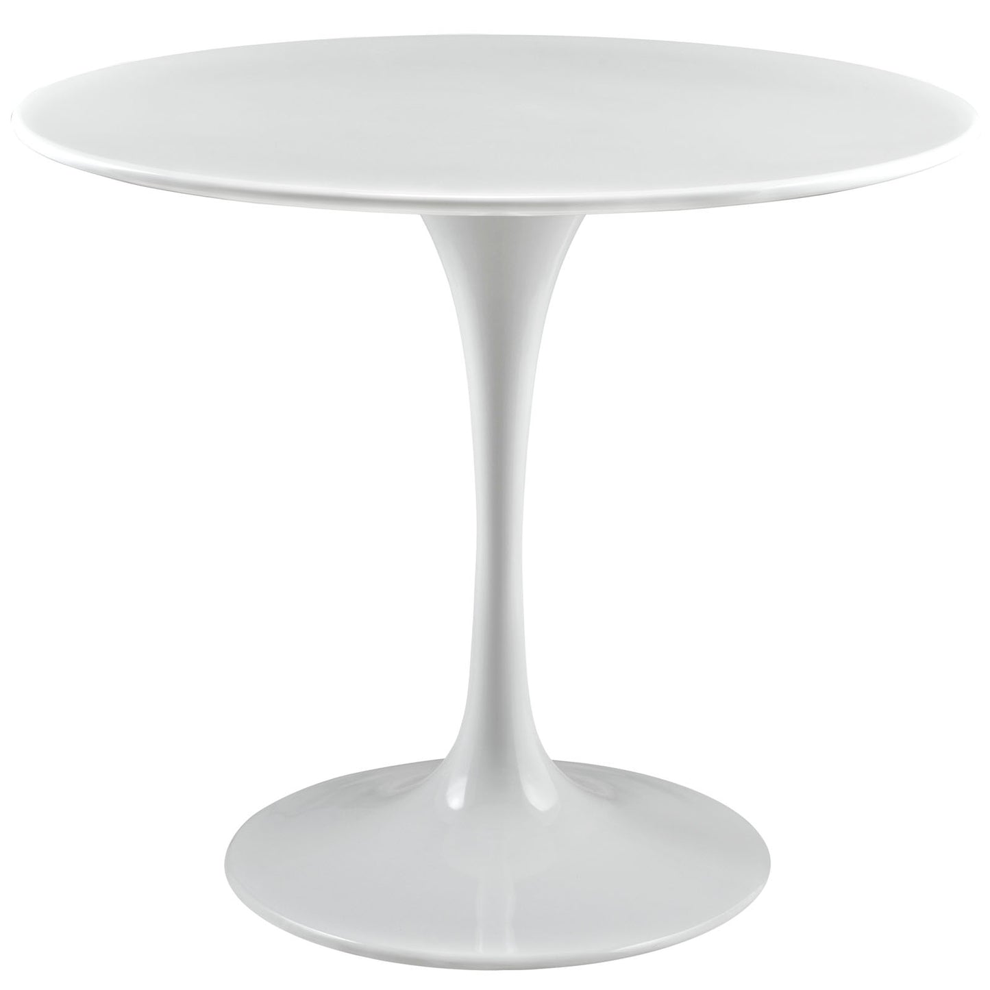 Modway Lippa 36" Round Wood Top Dining Table in White | Dining Tables | Modishstore-2