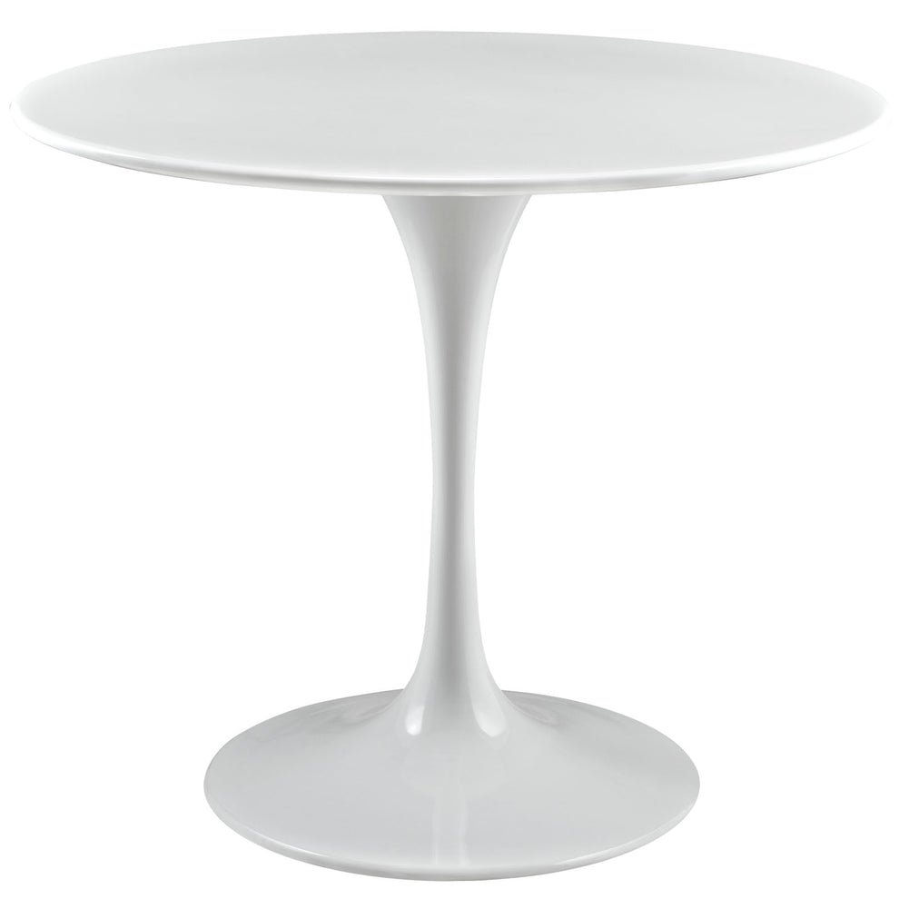 Modway Lippa 36" Round Wood Top Dining Table in White - EEI-1116 | Dining Tables | Modishstore - 2