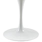 Modway Lippa 40" Round Wood Top Dining Table in White - EEI-1117 | Dining Tables | Modishstore - 4