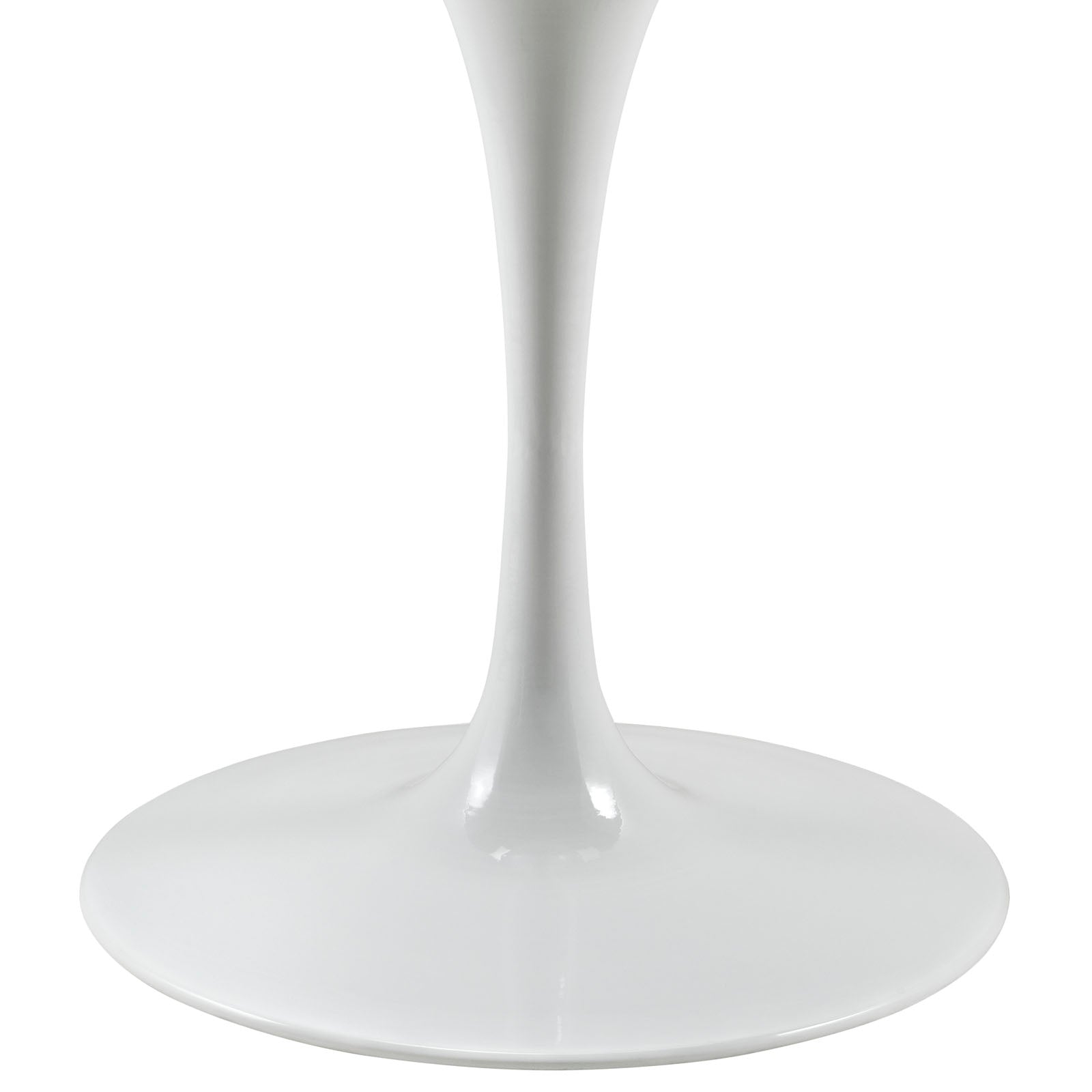 Modway Lippa 47" Round Wood Top Dining Table in White | Dining Tables | Modishstore-4