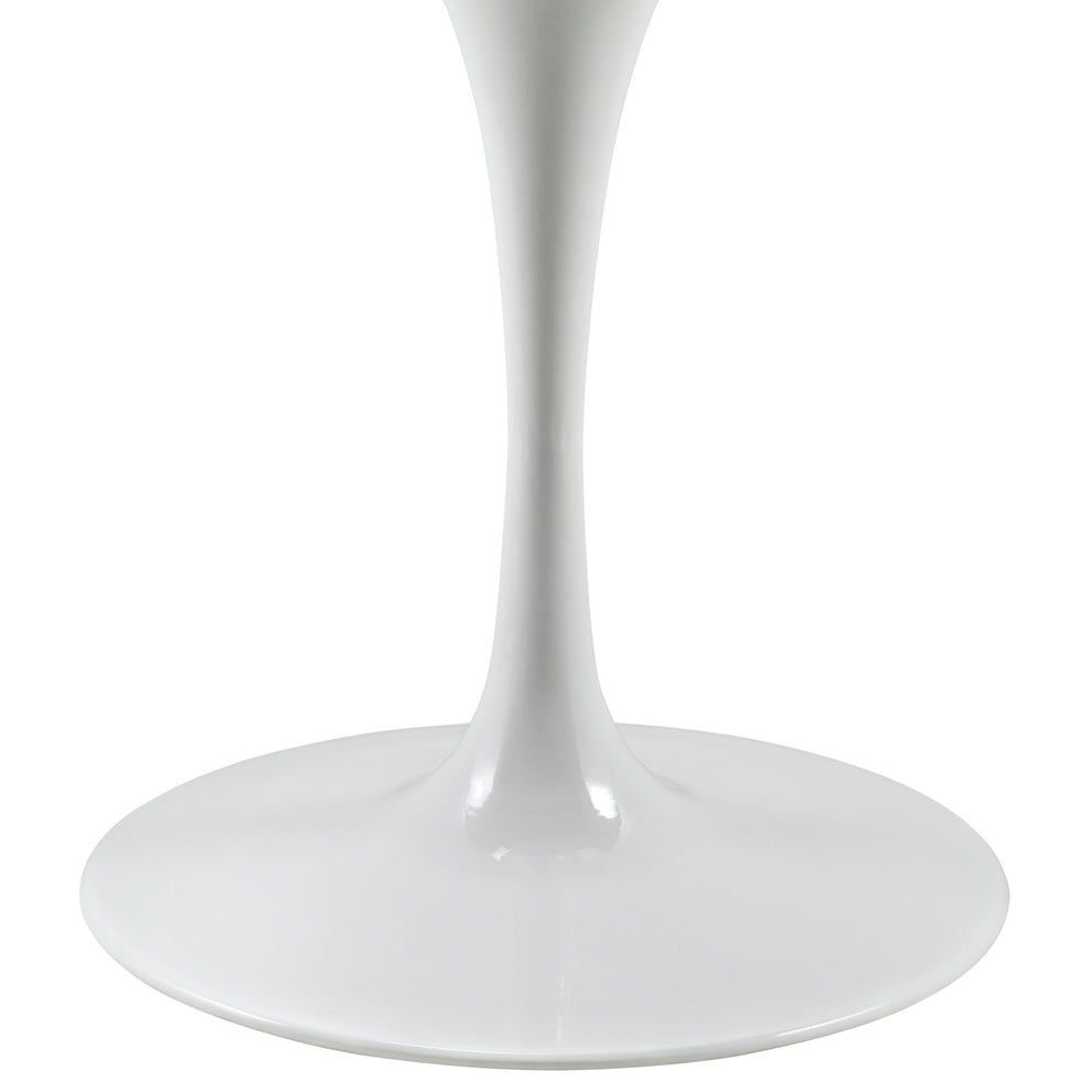 Modway Lippa 47" Round Wood Top Dining Table in White - EEI-1118 | Dining Tables | Modishstore - 4