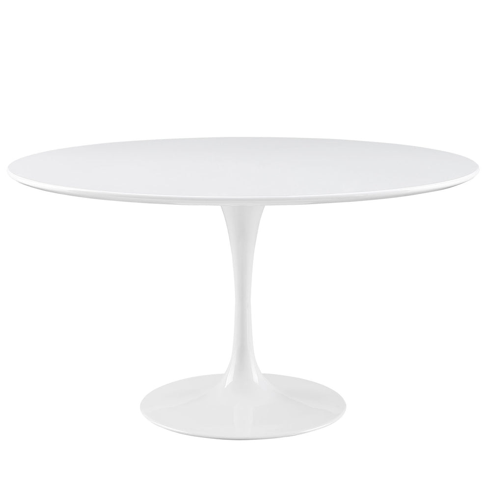 Modway Lippa 54" Round Wood Top Dining Table in White - EEI-1119 | Dining Tables | Modishstore - 3
