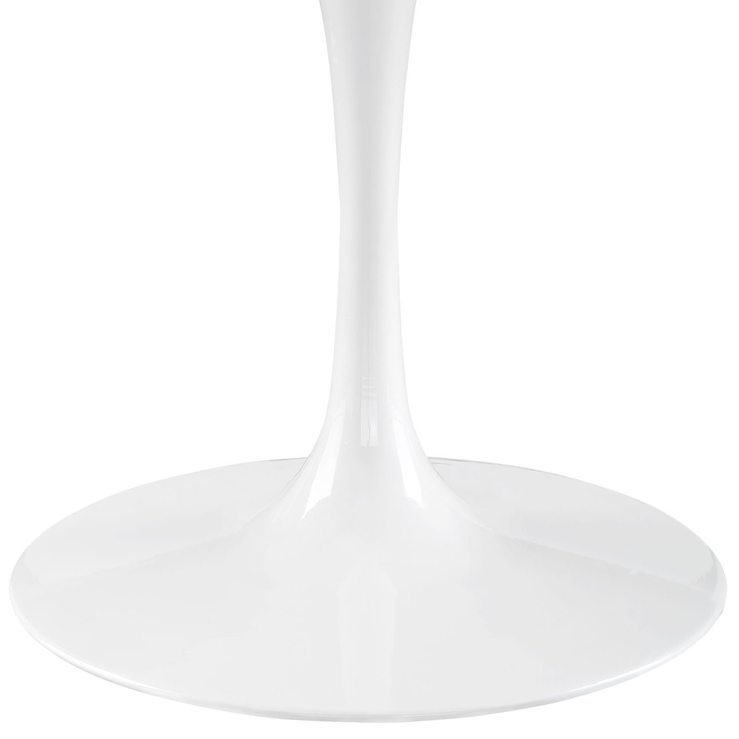 Modway Lippa 54" Round Wood Top Dining Table in White | Dining Tables | Modishstore-3