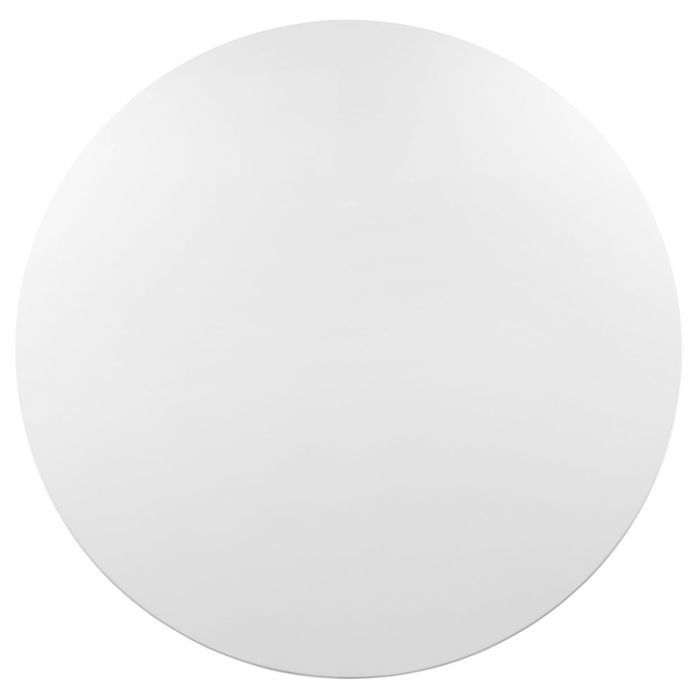 Modway Lippa 54" Round Wood Top Dining Table in White - EEI-1119 | Dining Tables | Modishstore - 5