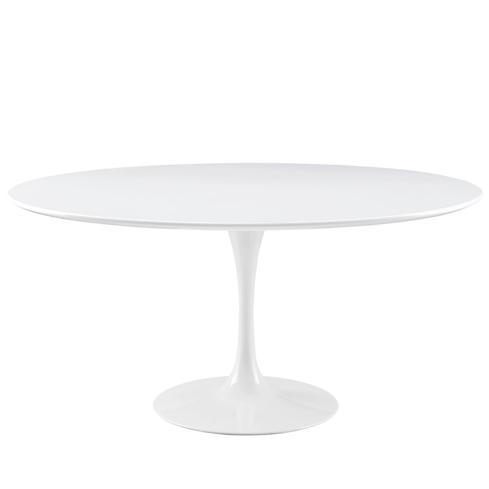 Modway Lippa 60" Round Wood Top Dining Table - White - EEI-1120 | Dining Tables | Modishstore - 4