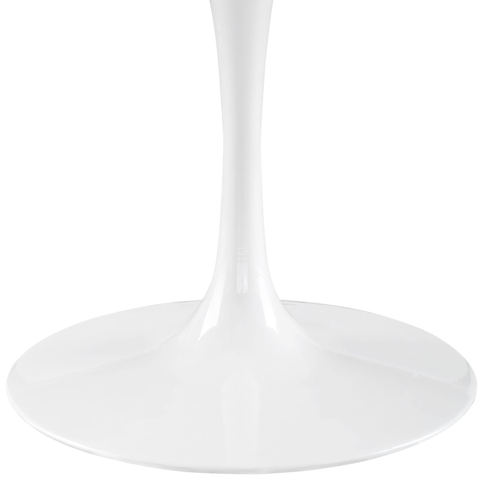 Modway Lippa 60" Round Wood Top Dining Table - White | Dining Tables | Modishstore-3