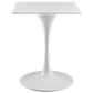 Modway Lippa 24" Square Wood Top Dining Table - White - EEI-1122 | Dining Tables | Modishstore - 2