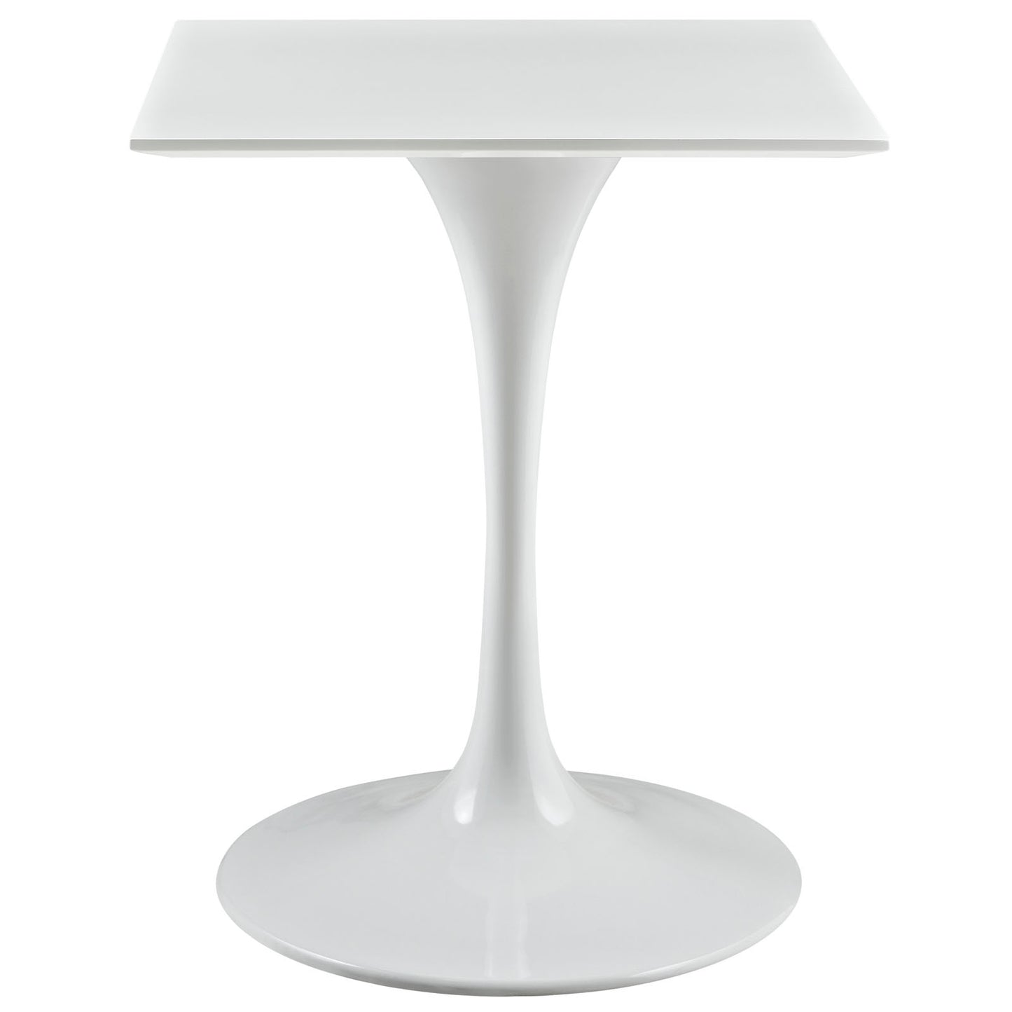 Modway Lippa 24" Square Wood Top Dining Table - White - EEI-1122 | Dining Tables | Modishstore - 2
